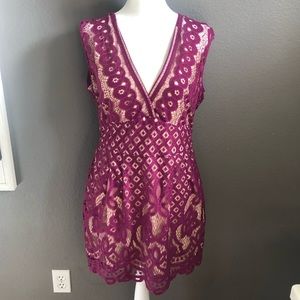 L&B Purple Lace Dress